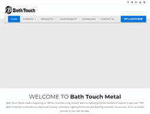 Tablet Screenshot of bathtouchmetal.com